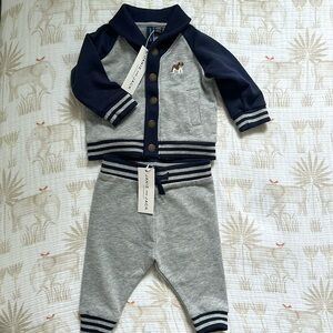 NWT Janie and Jack Doggie Sweatsuit